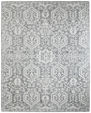Feizy Belfort 8A27F Gray/White Area Rug main image