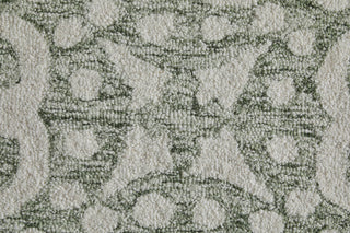 Feizy Belfort 8A28F Ivory/Green Area Rug Corner Image
