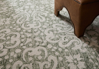 Feizy Belfort 8A28F Ivory/Green Area Rug Lifestyle Image Feature