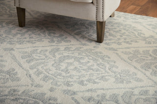 Feizy Belfort 8A29F Ivory/Gray Area Rug Lifestyle Image Feature