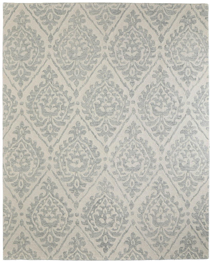 Feizy Belfort 8A29F Ivory/Gray Area Rug main image