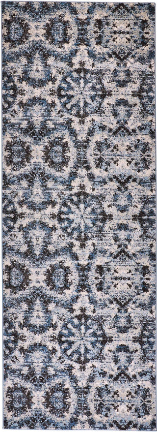 Feizy Ainsley 3895F Charcoal/Blue Area Rug