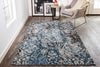Feizy Ainsley 3897F Charcoal Area Rug Lifestyle Image Feature