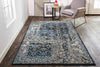 Feizy Ainsley 3898F Charcoal/Tan Area Rug Lifestyle Image Feature