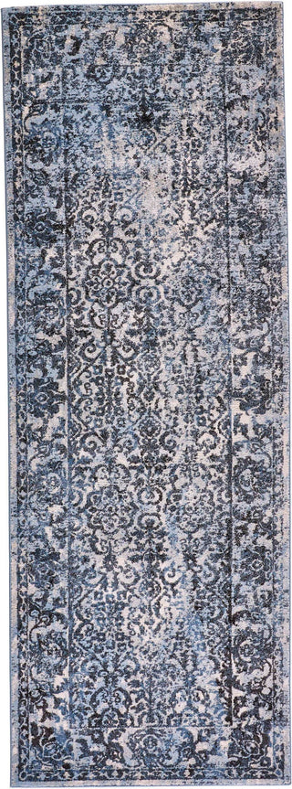 Feizy Ainsley 3900F Blue/Charcoal Area Rug