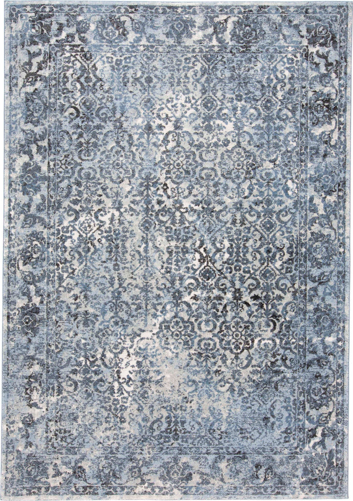 Feizy Ainsley 3900F Blue/Charcoal Area Rug