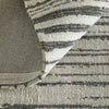 Feizy Colton 8A56F Black/Ivory Area Rug Detail Image