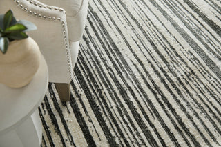 Feizy Colton 8A56F Black/Ivory Area Rug Lifestyle Image Feature