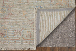 Feizy Caldwell 8978F Brown/Tan/Blue Area Rug Detail Image