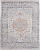 Feizy Caldwell 8980F Ivory/Blue/Orange Area Rug main image