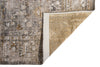 Louis De Poortere Antiquarian Ushak 8884 Suleiman Grey Area Rug Backing Image