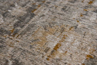 Louis De Poortere Antiquarian Ushak 8884 Suleiman Grey Area Rug Detail Image