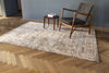 Louis De Poortere Antiquarian Ushak 8884 Suleiman Grey Area Rug Lifestyle Image Feature