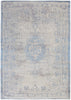 Louis De Poortere Fading World Medallion 9065 Grey Jeans Area Rug main image