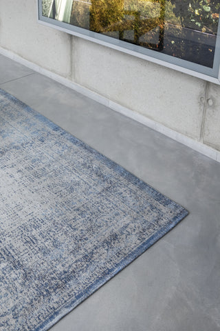 Louis De Poortere Fading World Medallion 9065 Grey Jeans Area Rug Lifestyle Image Feature