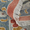 Feizy Karina 69G4F Red/Gray/Ivory Area Rug Detail Image