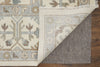 Feizy Karina 69G5F Ivory/Gray/Brown Area Rug Detail Image