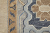 Feizy Karina 69G6F Ivory/Blue/Tan Area Rug Corner Image