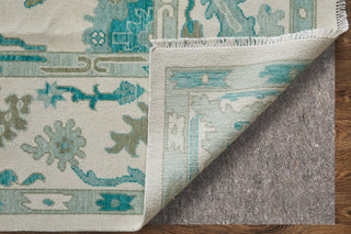 Feizy Karina 69G7F Green/Ivory Area Rug Detail Image