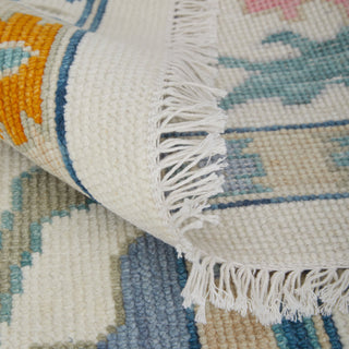 Feizy Karina 69G8F Ivory/Blue/Pink Area Rug Detail Image