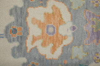 Feizy Karina 69G9F Ivory/Orange/Blue Area Rug Corner Image