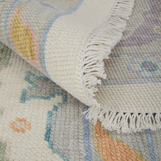 Feizy Karina 69G9F Ivory/Orange/Blue Area Rug Detail Image