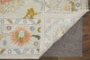 Feizy Karina 69GBF Ivory/Gold/Green Area Rug Detail Image