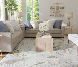 Feizy Karina 69GBF Ivory/Gold/Green Area Rug Lifestyle Image Feature