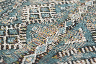 Louis De Poortere Antiquarian Kilim 9110 Zemmuri Blue Area Rug Detail Image