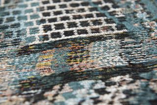 Louis De Poortere Antiquarian Kilim 9110 Zemmuri Blue Area Rug Detail Image