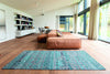 Louis De Poortere Antiquarian Kilim 9110 Zemmuri Blue Area Rug Lifestyle Image Feature