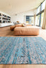Louis De Poortere Antiquarian Kilim 9110 Zemmuri Blue Area Rug Lifestyle Image Feature