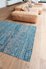 Louis De Poortere Antiquarian Kilim 9110 Zemmuri Blue Area Rug Lifestyle Image Feature