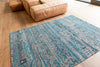 Louis De Poortere Antiquarian Kilim 9110 Zemmuri Blue Area Rug Lifestyle Image Feature