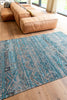 Louis De Poortere Antiquarian Kilim 9110 Zemmuri Blue Area Rug Lifestyle Image Feature
