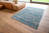 Louis De Poortere Antiquarian Kilim 9110 Zemmuri Blue Area Rug Lifestyle Image Feature