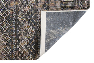 Louis De Poortere Antiquarian Kilim 9113 Black Rabat Area Rug Backing Image