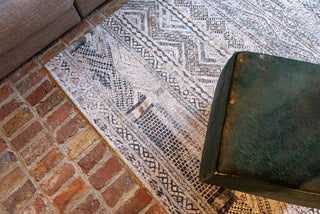 Louis De Poortere Antiquarian Kilim 9114 Medina White Area Rug Lifestyle Image Feature