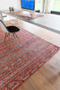 Louis De Poortere Antiquarian Kilim 9115 Fez Red Area Rug Lifestyle Image Feature