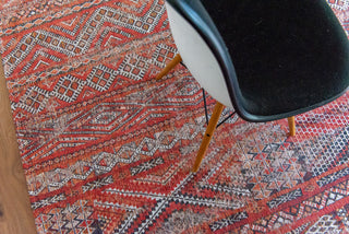 Louis De Poortere Antiquarian Kilim 9115 Fez Red Area Rug Lifestyle Image Feature