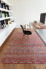 Louis De Poortere Antiquarian Kilim 9115 Fez Red Area Rug Lifestyle Image Feature