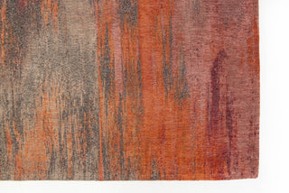 Louis De Poortere Atlantic Monetti 9116 Hibiscus Red Area Rug Corner Image