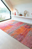 Louis De Poortere Atlantic Monetti 9116 Hibiscus Red Area Rug Lifestyle Image Feature