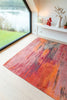 Louis De Poortere Atlantic Monetti 9116 Hibiscus Red Area Rug Lifestyle Image Feature