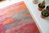 Louis De Poortere Atlantic Monetti 9116 Hibiscus Red Area Rug Lifestyle Image Feature