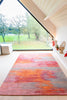 Louis De Poortere Atlantic Monetti 9116 Hibiscus Red Area Rug Lifestyle Image Feature