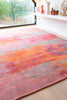 Louis De Poortere Atlantic Monetti 9116 Hibiscus Red Area Rug Lifestyle Image Feature