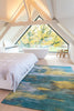 Louis De Poortere Atlantic Monetti 9119 Nymphea Blue Area Rug Lifestyle Image Feature