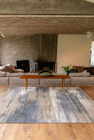 Louis De Poortere Atlantic Monetti 9121 Giverny Beige Area Rug Lifestyle Image Feature