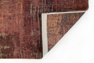 Louis De Poortere Atlantic Streaks 9125 Nassau Red Area Rug Backing Image